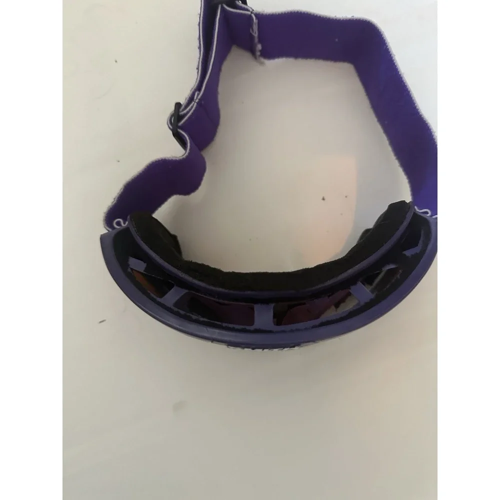 SMITH PMT Airflow Ski Goggles - Teardrop Shape - Foam Membrane - purple strap